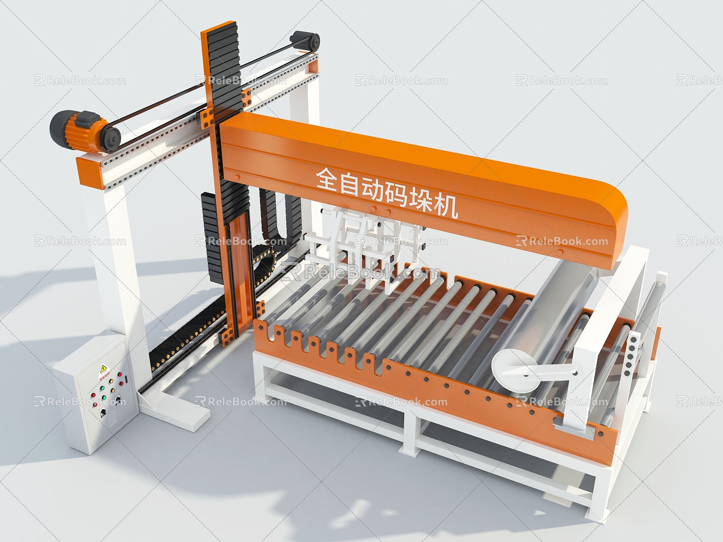 Palletizer Packaging Machine Industrial Equipment CNC Machine Baler 3d model