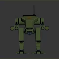 Mech Warrior Mech Soldier Machine Battlearm Mechanical Battlearm Machine Fighter Robot 3d model