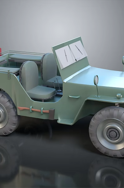 Green Military Battle Tank With Rotating Turret Heavy Armor And Metal Tracks 3d model