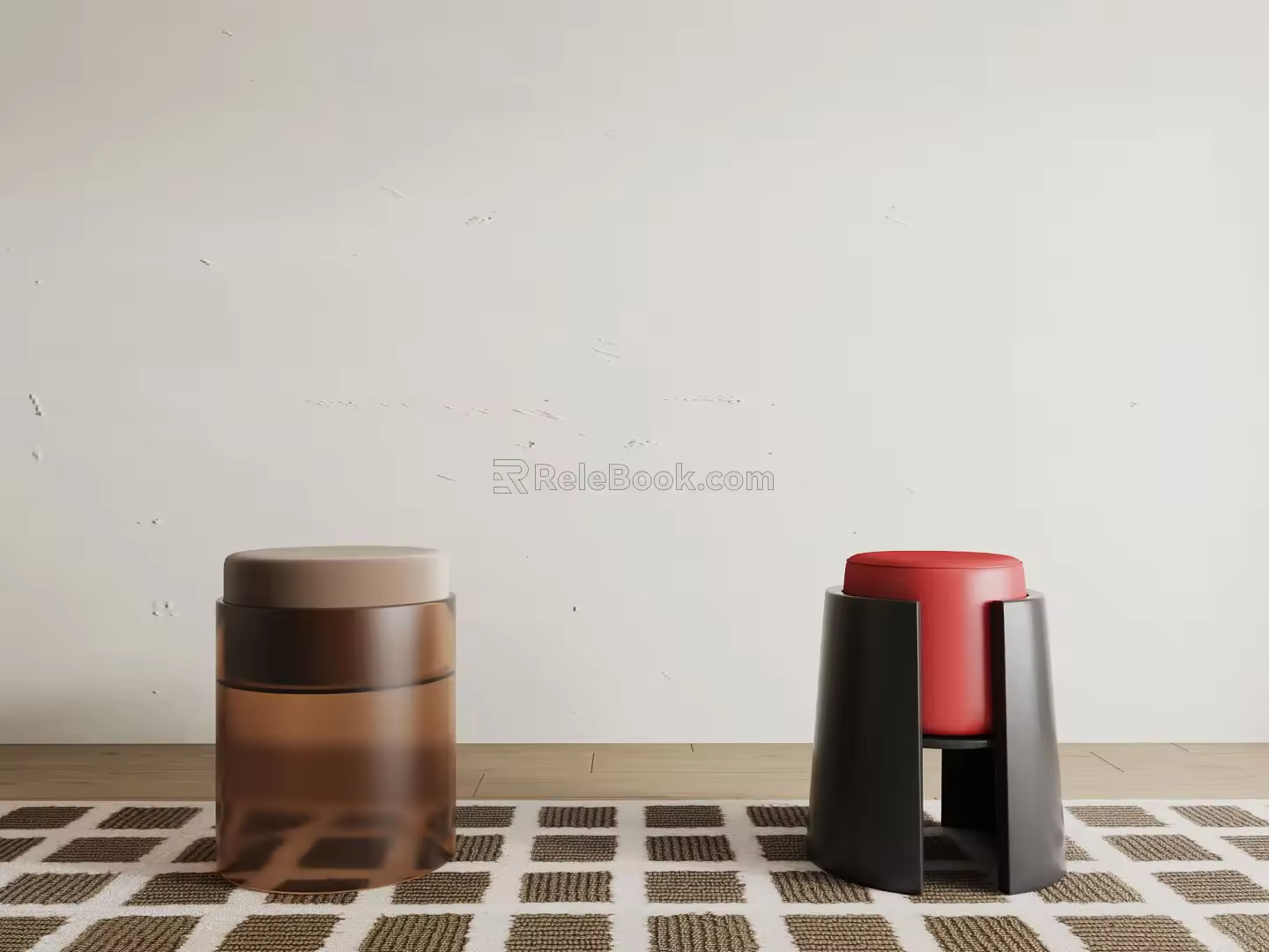 Modern Stool 3d model