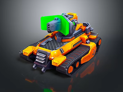 Sci-fi Tank Cartoon Tank Sci-fi Vehicle Sci-fi Vehicle World of Tanks Tank War Anime Tank 3d model