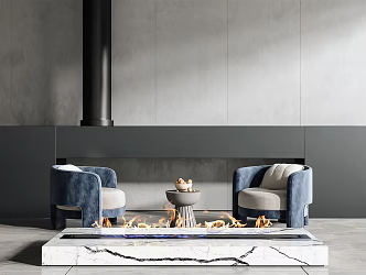 Modern Casual Sofa Combination Single Sofa 3d model