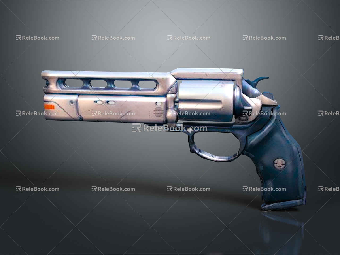 Modern Gun Tactical Revolver Revolver Revolver Pistol 3d model