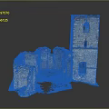 Ancient Architectural Ruins Featuring Stone Walls Tall Tower Small Windows And Overgrown Vegetation