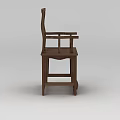 Traditional Chinese Wooden Chair Furniture With Armrests And Backrest Design