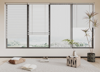 Modern venetian blinds 3d model