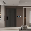 Modern Living and Dining Room Interior Design With Sofa Coffee Table And Decorative Wall Art