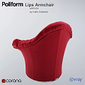Stylish Red Leisure Chair With Pleated Fabric Design And Comfortable Seating