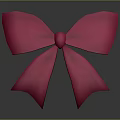 Red Bow Decorative Ornament Set for Home Decoration and Interior Styling