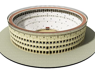 European Architecture Colosseum Colosseum Arena 3d model