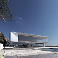 Modern Sales Office Building Sales Department Demonstration Area 3d model
