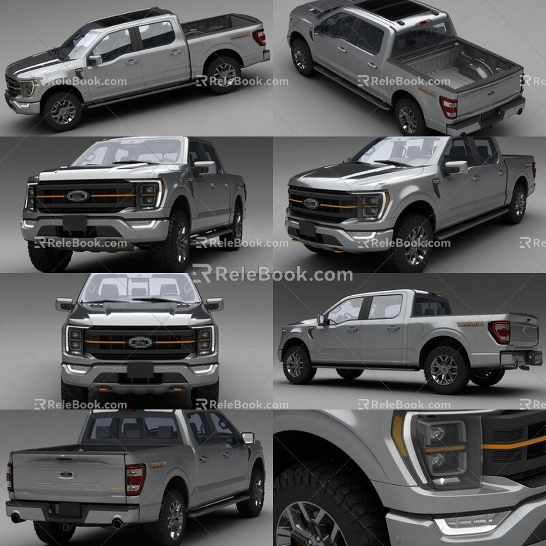 2021 F Special Raptor F150 Tremor Full Size Large Off-Road US Pickup 3d model