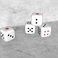 Modern Dice Entertainment Equipment 3d model