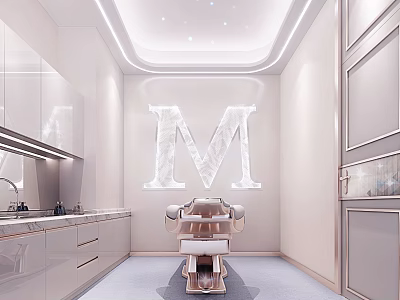 Hospital Outpatient Clinic With Modern Consultation Room And Medical Facilities 3d model
