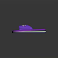 Purple KUMI Logo Home Slippers Comfortable Slide Design For Daily Wear