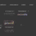 Futuristic KTV Corridor With Purple Blue Neon Lights Geometric Lines And Stylish Modern Vibe