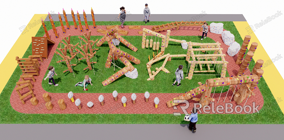 Modern Amusement Park Outdoor Children's Park Amusement Facilities Climbing Recreation Facilities model