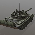 T72B3 main battle tank Soviet tank Russian tank heavy tank low face number low model simple model game sub-era film and television level realism 3d model