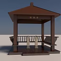 Modern Wooden Frame Bus Shelter With Transparent Roof Tree Branch Pattern Design And Benches