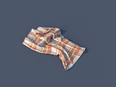 Stunning Garden Landscape With Grid Pattern Flower Beds And Colorful Blooms 3d model