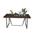 New Chinese Tea Set Tea Set Ornaments Combination 3d model