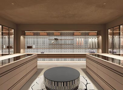 Modern Cloakroom 3d model
