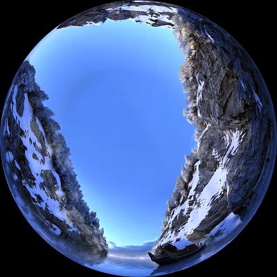 360 panoramic winter valley river snow 3d model 360 panoramic winter valley river snow 3d model