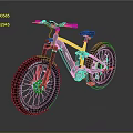 Gray Electric Mountain Bicycle With Modern Design And Wide Off Road Tires