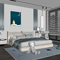 Children's Bedroom With Cozy Bed Soft Rug Plush Toy And Natural Light Window Decorative Painting