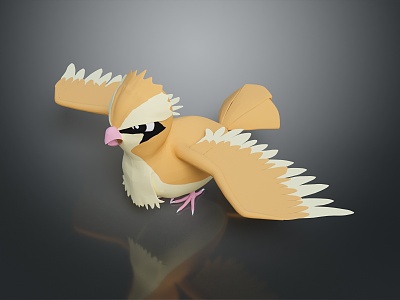 bird game animal cartoon animal realistic animal 3d model