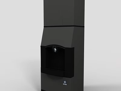 Stylish Black Vertical Daily Use Home Appliance With Modern Design And Heating Function 3d model