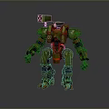 Mech Warrior Mech Soldier Machine Battlearm Mechanical Battlearm Machine Fighter Robot 3d model