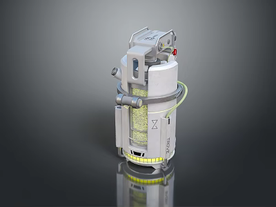 Sci-fi Capsule Space Capsule Hibernation Capsule Freezing Capsule Rest Capsule Rest Capsule 3d model