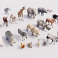 Modern Animal Animal Combination 3d model