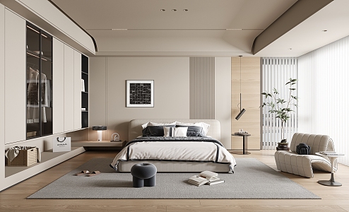 Modern Bedroom 3d model