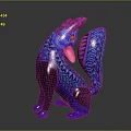 Vibrant Game Movie Character With Intricate Patterns And Colorful Artistic Design