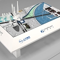 City Sand Table Interactive Table 3d model