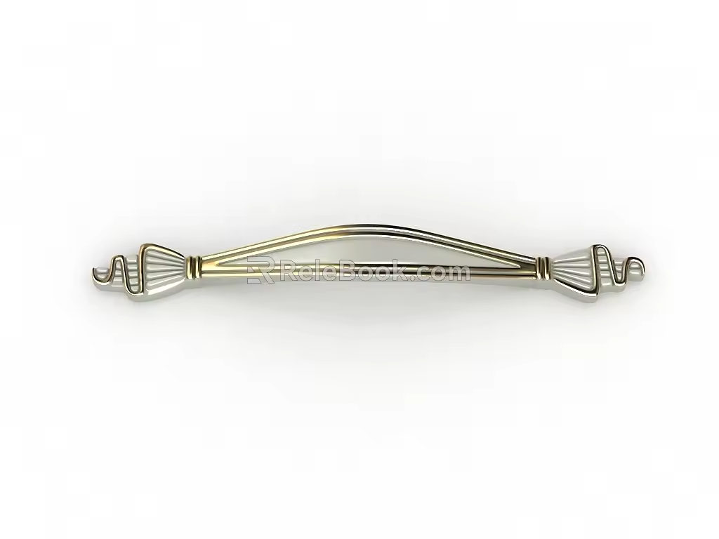 Modern hardware handle 3d model