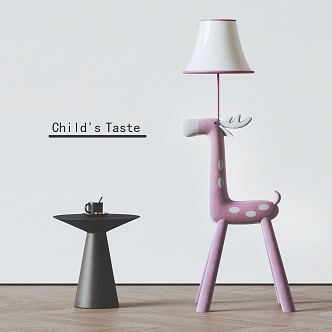 Children's Floor Lamp Cartoon Giraffe Floor Lamp Reading Lamp Table Lamp 3d model