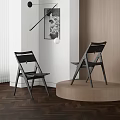 Sleek Black Modern Dining Chairs With Minimalist Design In Contemporary Interior Space