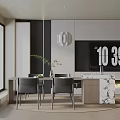 Modern table combination 3d model
