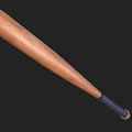 Premium Wooden Baseball Bat Sports Equipment With Blue Grip Handle