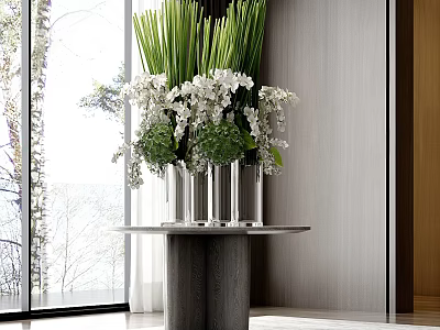 Modern Luxury Kitchen Display Shelves With Open Design And Storage Solutions 3d model