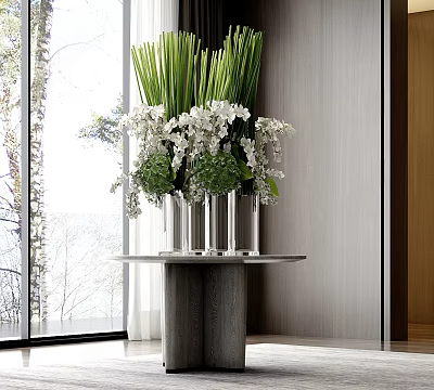 Modern Luxury Kitchen Display Shelves With Open Design And Storage Solutions 3d model