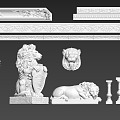 Roman Column Carving 3d model