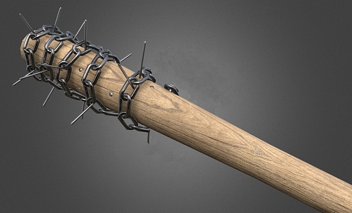 melee baseball bat 3d model