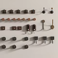 Modern Decorative Wall Hooks in Various Colors and Assorted Stylish Designs