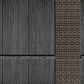 Modern Background Wall Designs Featuring Wooden Textures Geometric Patterns And Striped Panels 3d model