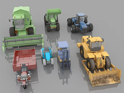 modern engineering vehicle 3d model