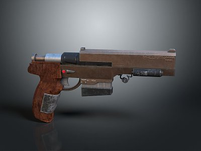 pistol semi-automatic pistol automatic pistol modern weapon hot weapon hot weapon gun military 3d model